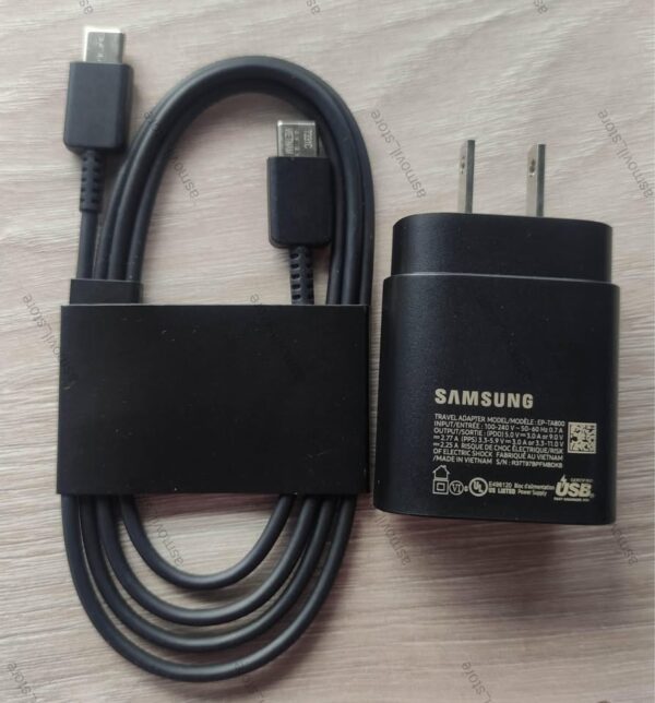 CARGADOR SAMSUNG TIPO C/C 25W TA800 ORIGINAL